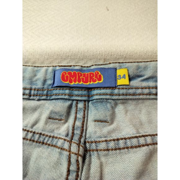 Men's Empyre Jean Shorts. Light Wash. Size 34 - Picture 7 of 8